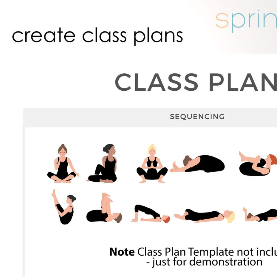 Yoga Class Planner – Illustrated eBook & Vector Set